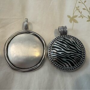 Premier Designs Duo of Pendants / Enhancers